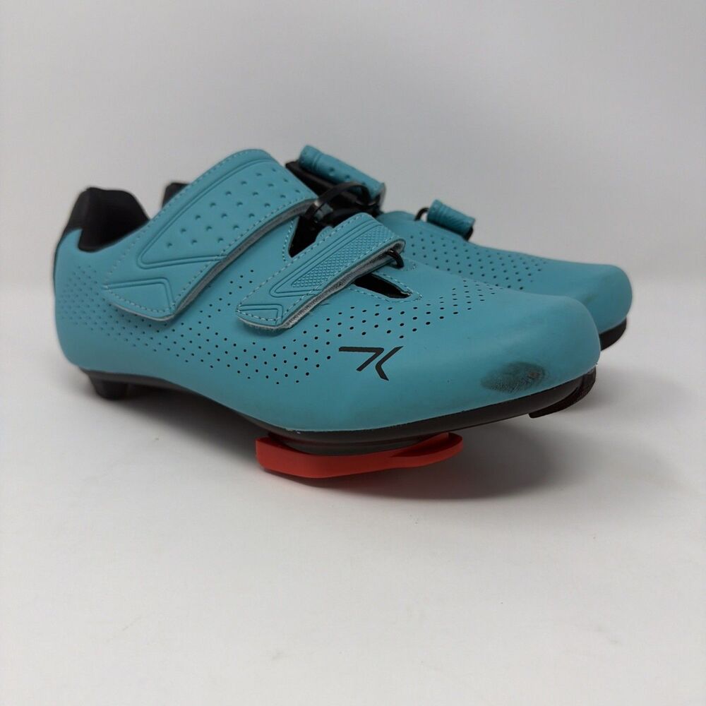 Ultiant Unisex Turquoise Cycling Biking Shoes Delta Cleats Size 38/ Women’s 7.5